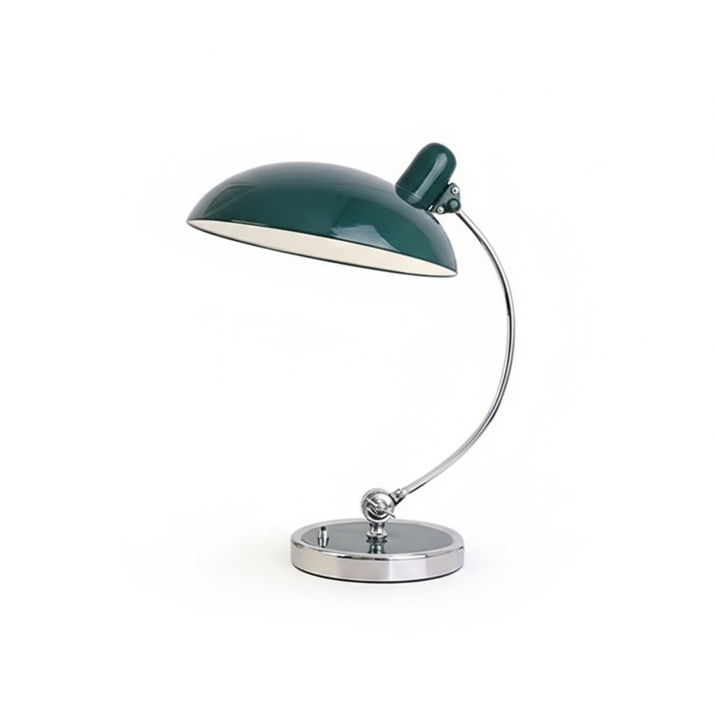 Metal Table Lamp Arch-Shaped 3 Color Temperatures Adjustable 35cm Reading Lamp Desk Bedroom Study Dimmable | Sansoti