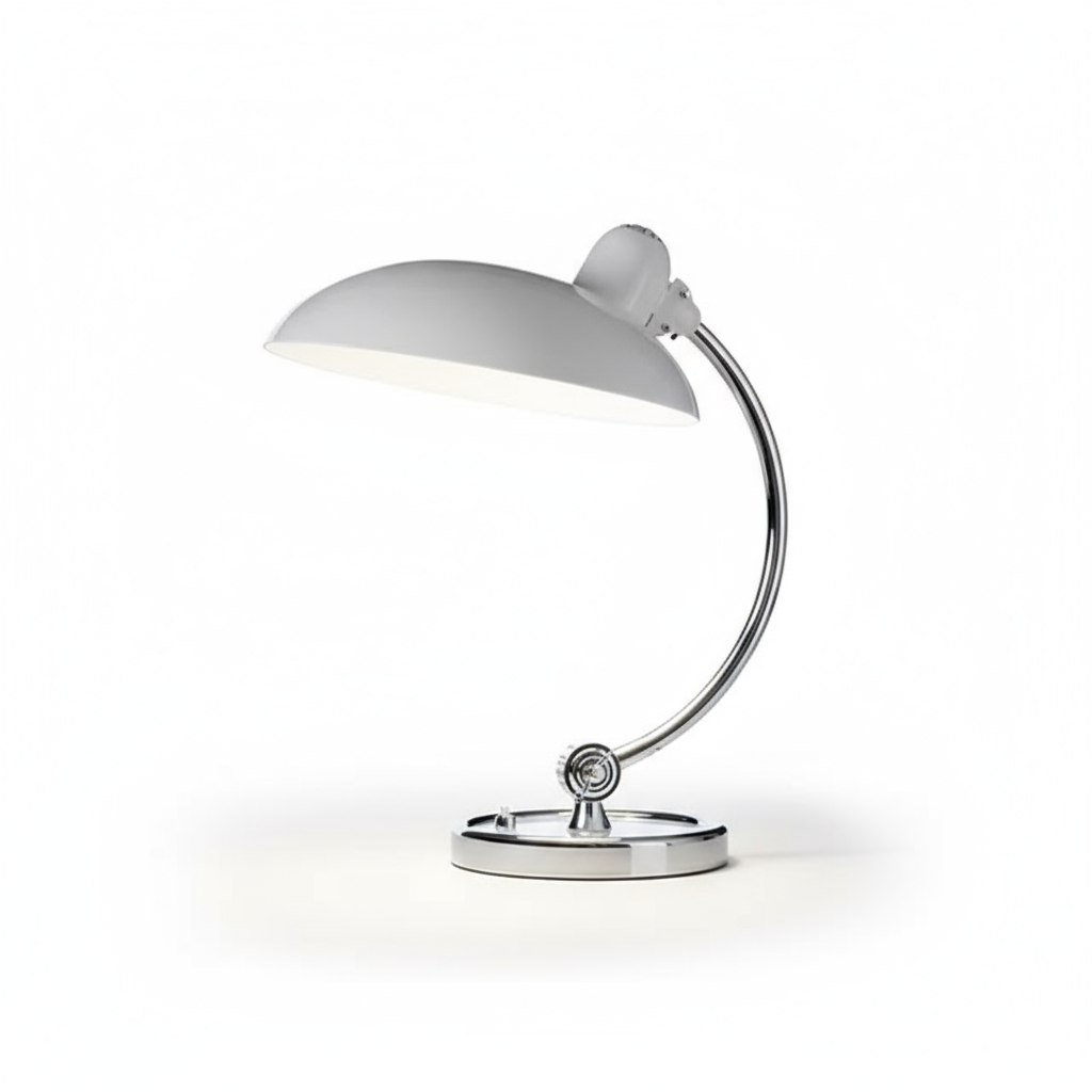 Metal Table Lamp Arch-Shaped 3 Color Temperatures Adjustable 35cm Reading Lamp Desk Bedroom Study Dimmable | Sansoti