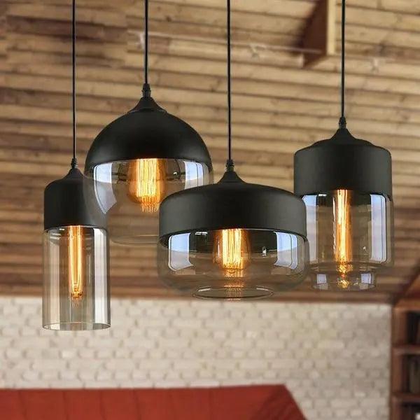 Geometrische Scandinavische Hanglamp met Vier Vormen voor Moderne Keukens | Sansoti