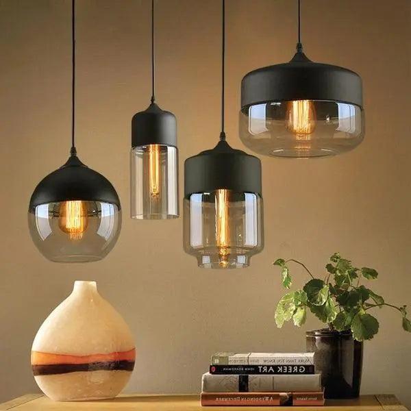 Geometrische Scandinavische Hanglamp met Vier Vormen voor Moderne Keukens | Sansoti