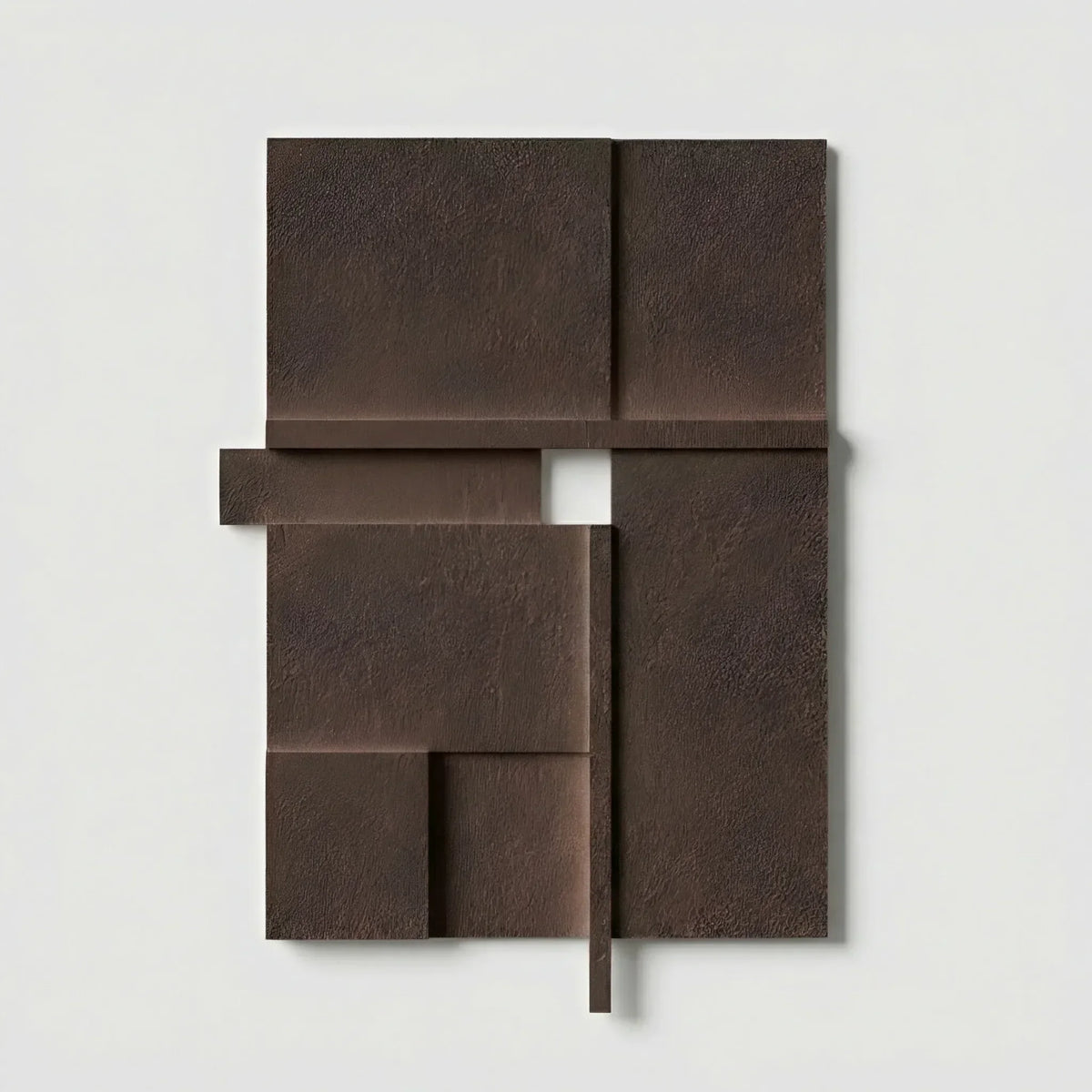 Abstract Wall Decor with Geometric Lines and 3D Effect for Living Room and Bedroom in Natural Tones | Sansoti