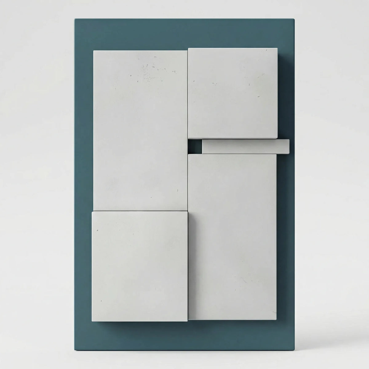 Abstract Wall Decor with Geometric Lines and 3D Effect for Living Room and Bedroom in Natural Tones | Sansoti