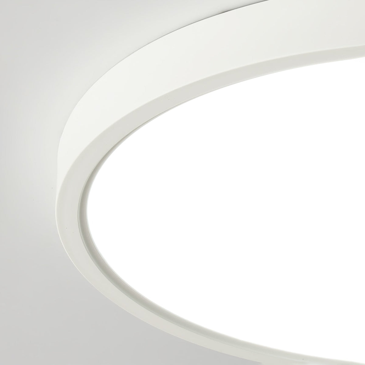 Ultradünne runde LED-Deckenleuchte mit minimalistischer moderner Ausführung für Wohnzimmer und Schlafzimmer, 5 Größen | Sansoti