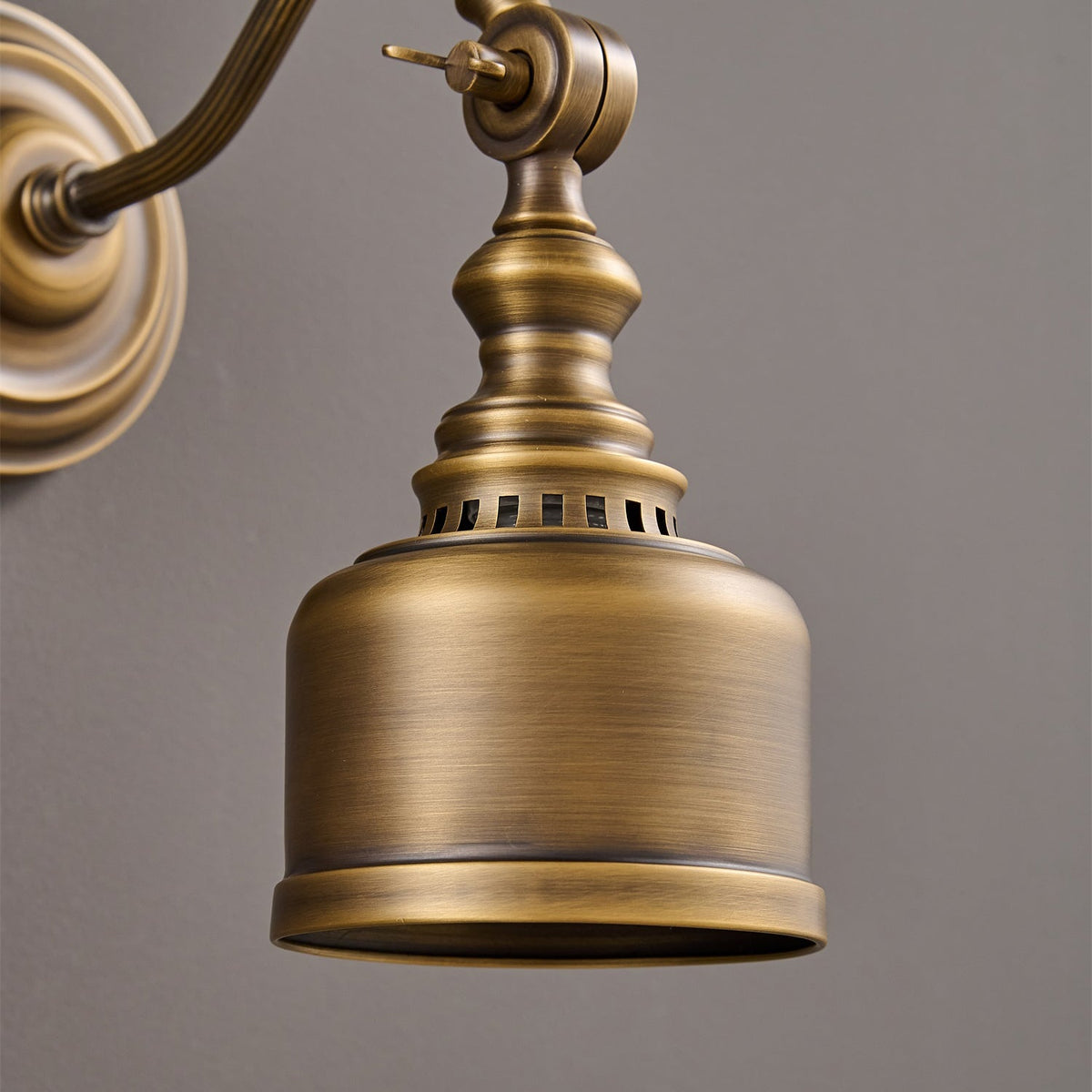 Wandlamp Verstelbaar Leesarmatuur Messing Antiek Brons Zwanenhals Stijl Slaapkamer Woonkamer Interieur Verlichting | Sansoti