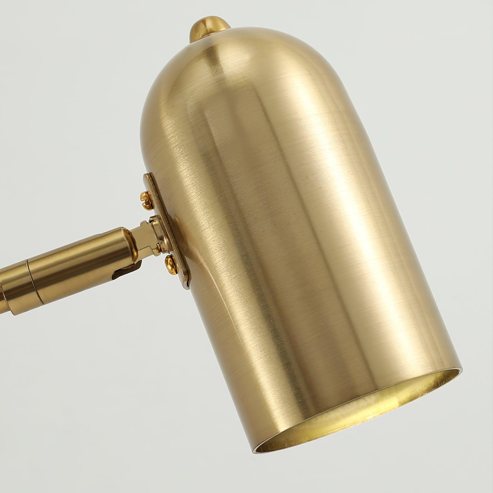 Verstelbare Wandlamp met Plug | Draaibare Arm en Zwenkkap | Perfect voor Slaapkamer en Leeshoek | Sansoti