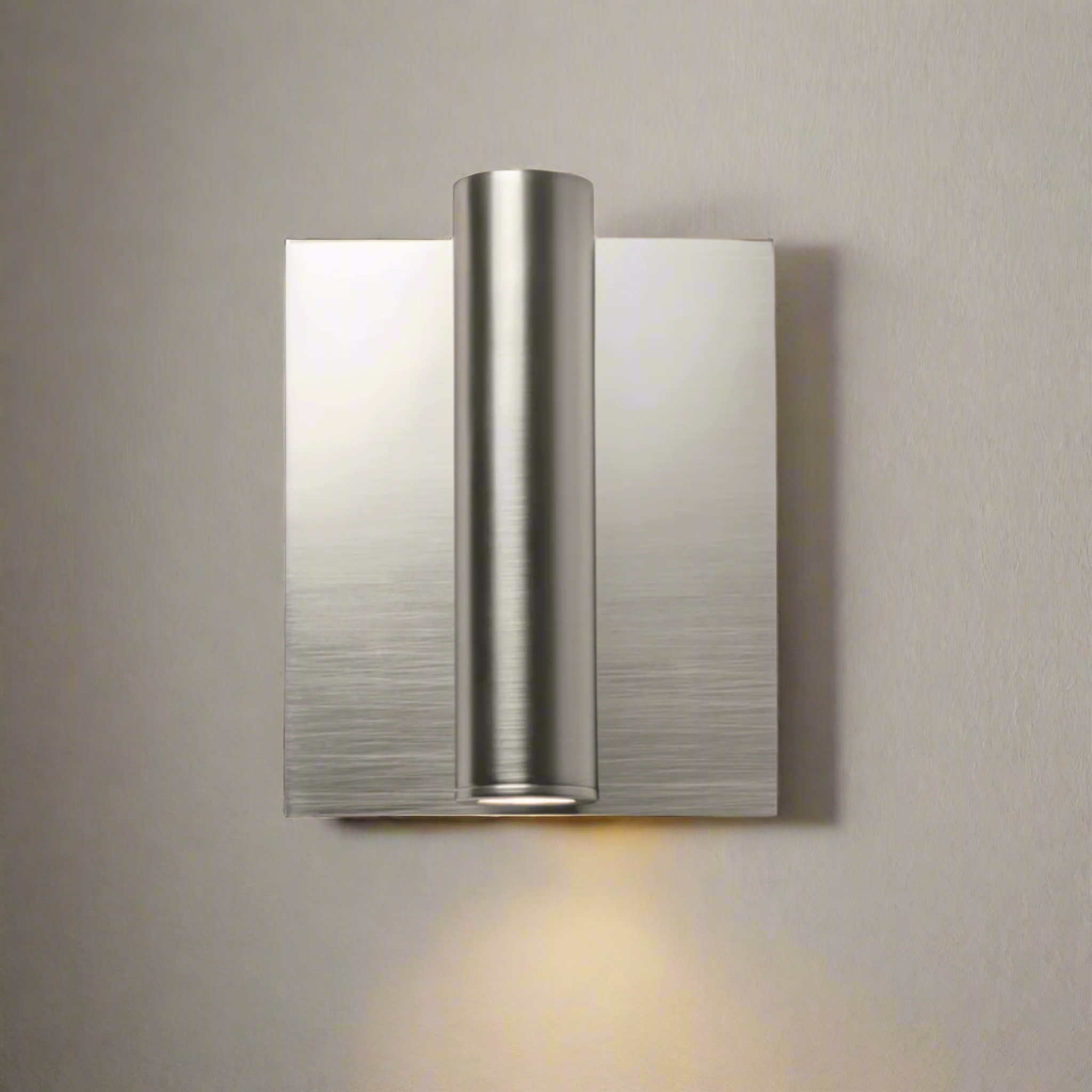 Wandlamp LED met Draaiknop Aluminium Zwart Wit Chroom Warm Wit Modern Design Verstelbaar voor Slaapkamer Gang Keuken 11×11cm | Sansoti