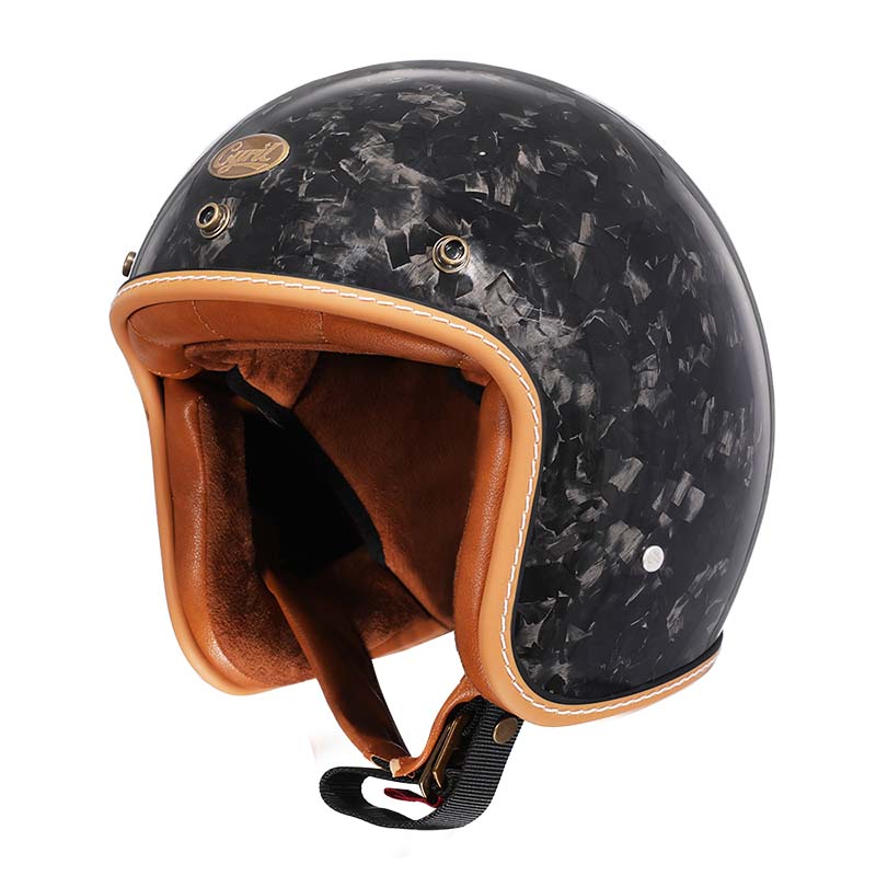 Vintage Motorhelm Laag Profiel DOT ECE Gecertificeerd Veilig Rijden Retro Stijl Bescherming Motor Scooter | Sansoti