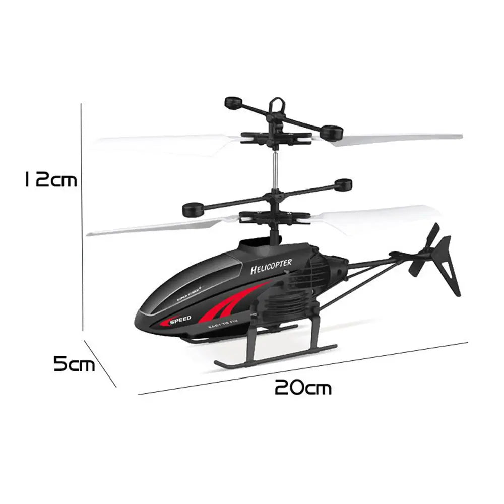 Afstandsbestuurbare Helikopter voor Kinderen — Mini Drone met Stabilisatie en Gyroscoop — Binnen RC Helicopter met USB Oplaadkabel — Vliegtuig Speelgoed vanaf 6 Jaar | Sansoti