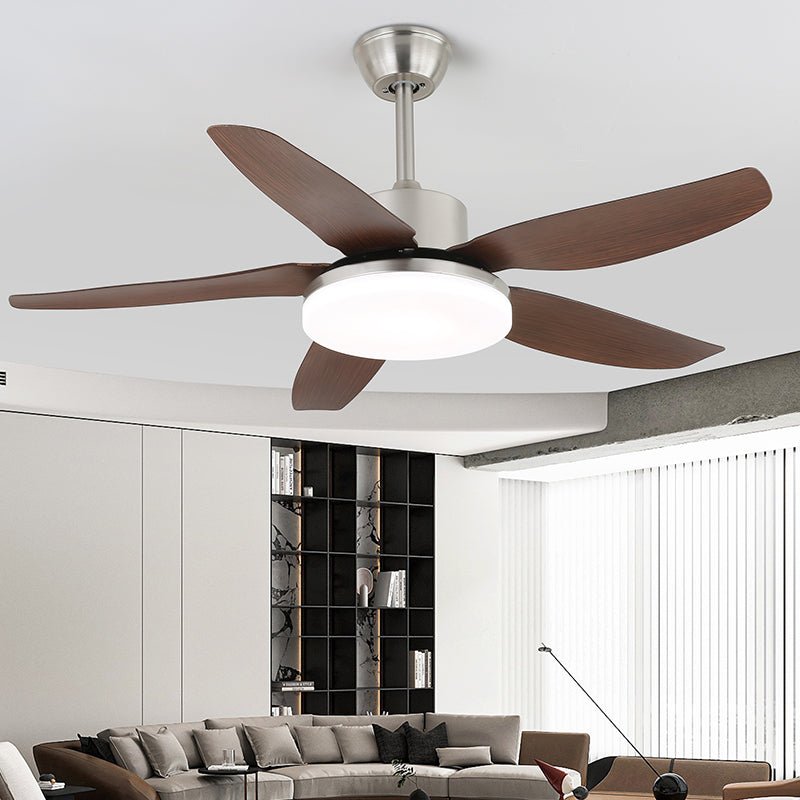 Plafondventilator met Verlichting en Afstandsbediening - Stijlvol Design met Houten Bladen - Energiezuinige LED - Verstelbare Snelheden | Sansoti