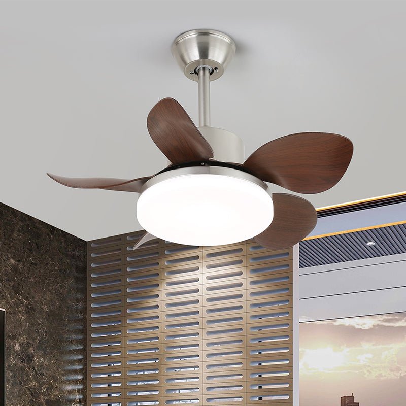 Plafondventilator met Verlichting en Afstandsbediening - Stijlvol Design met Houten Bladen - Energiezuinige LED - Verstelbare Snelheden | Sansoti