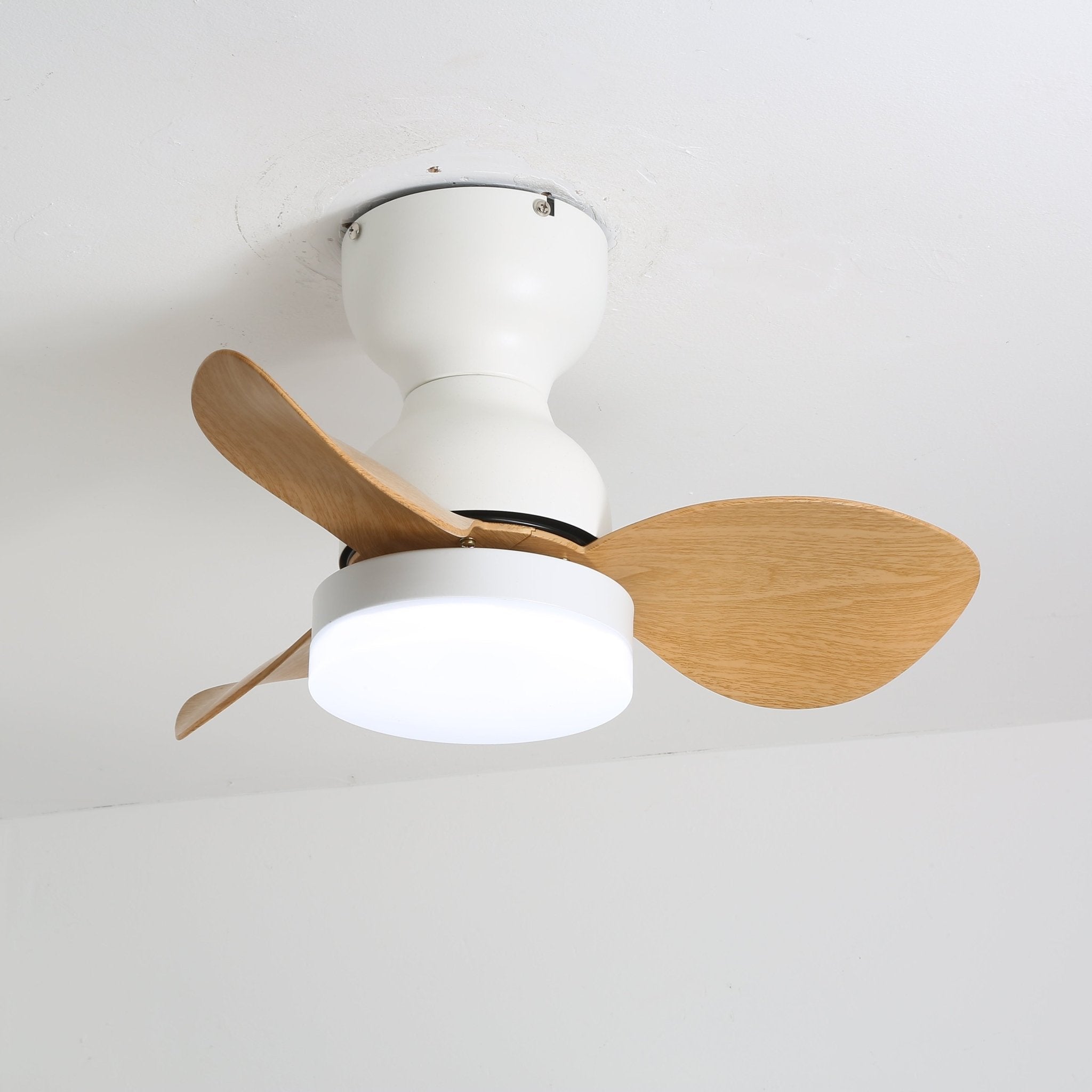 Plafondventilator met Verlichting Ø55 cm Moderne Ventilator met 6 Snelheden 3 Lichtinstellingen LED-Ventilator voor Woonkamer Slaapkamer | Sansoti