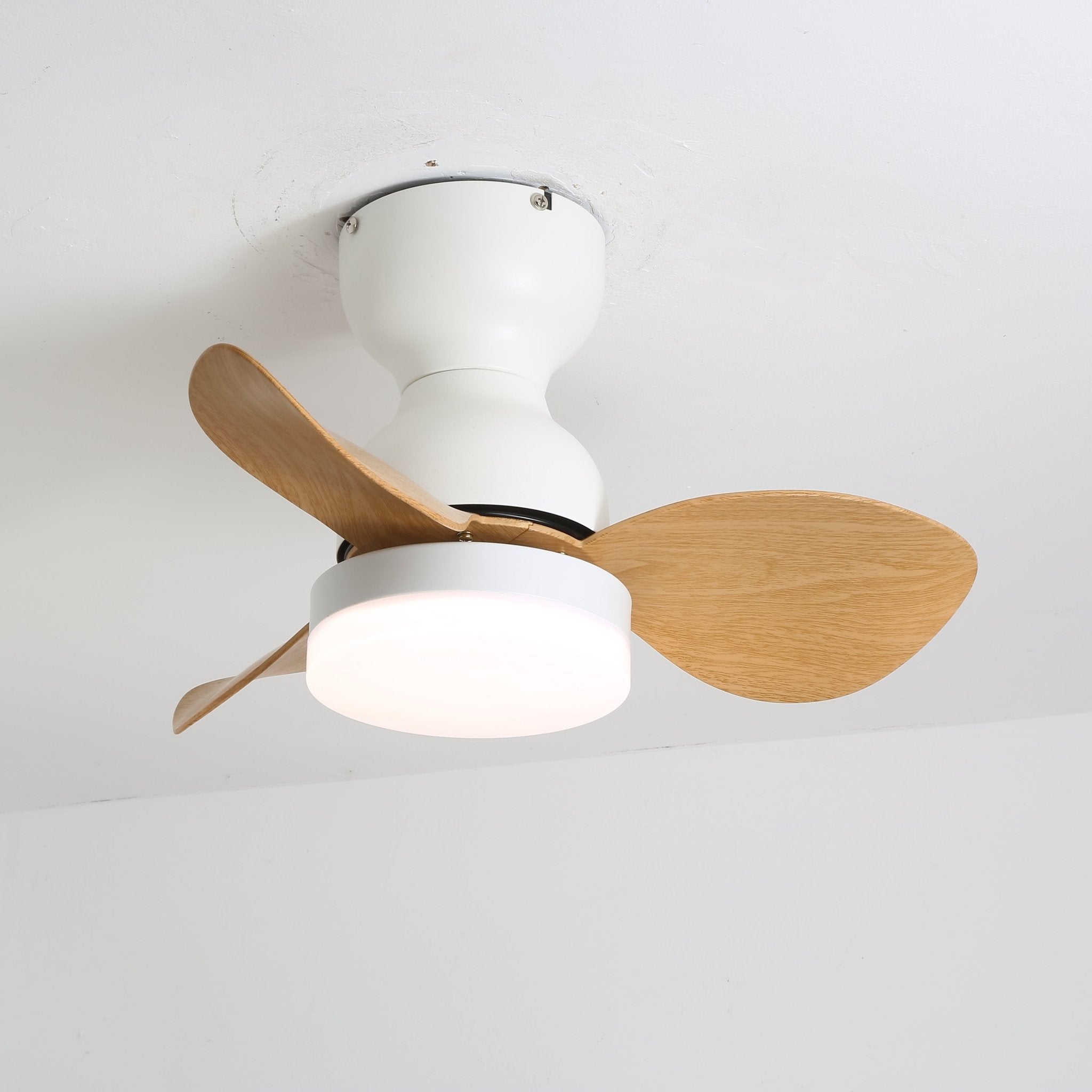 Plafondventilator met Verlichting Ø55 cm Moderne Ventilator met 6 Snelheden 3 Lichtinstellingen LED-Ventilator voor Woonkamer Slaapkamer | Sansoti