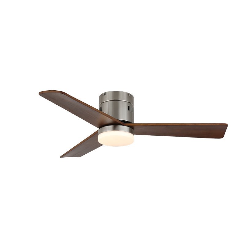 Plafondventilator met Verlichting Moderne Minimalistische Houtlook | Sansoti