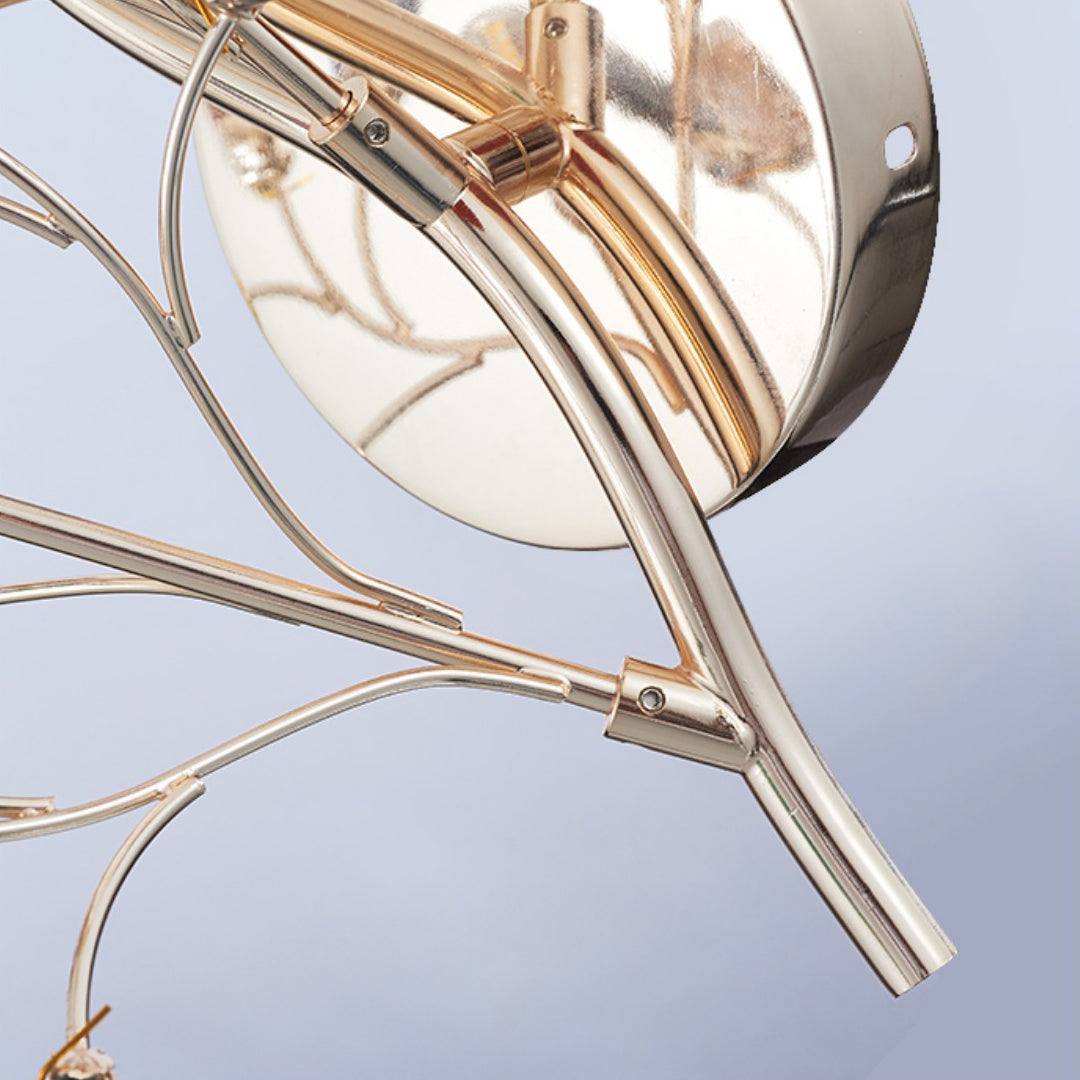 Agaat Wandlamp Natuursteen Goud Messing Wandverlichting Modern Design voor Woonkamer Slaapkamer | Sansoti