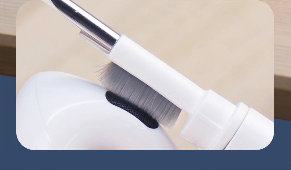 3-in-1 Schoonmaakpen voor Draadloze Oordopjes met Borstel en Metalen Punt voor Optimale Hygiëne en Geluidskwaliteit | Sansoti