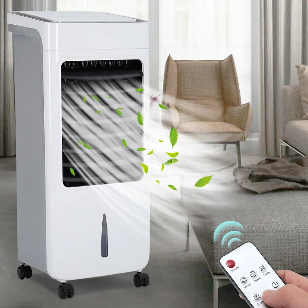 Mobiele Aircooler met Afstandsbediening & 10L Watertank – Stille Luchtkoeler voor Thuis | Sansoti