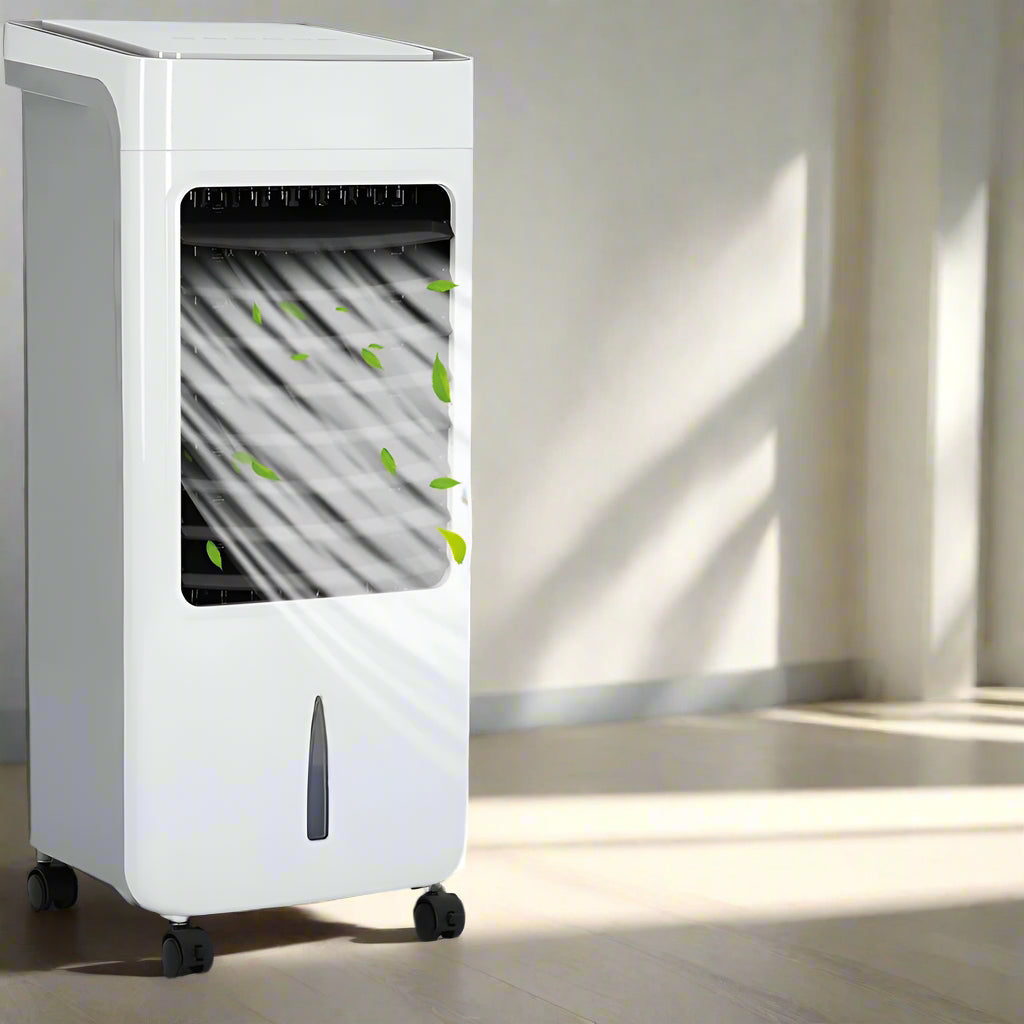 Mobiele Aircooler met Afstandsbediening & 10L Watertank – Stille Luchtkoeler voor Thuis | Sansoti