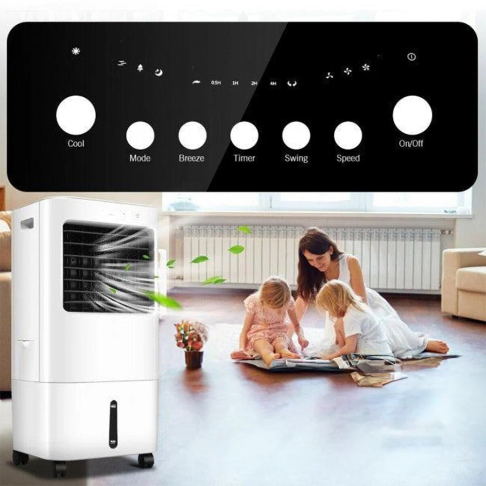 Mobiele Aircooler met Afstandsbediening & 10L Watertank – Stille Luchtkoeler voor Thuis | Sansoti