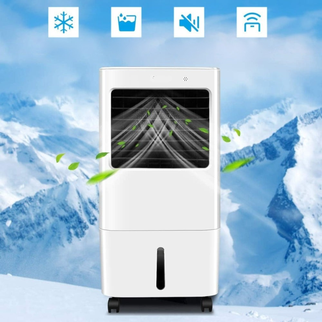 Mobiele Aircooler met Afstandsbediening & 10L Watertank – Stille Luchtkoeler voor Thuis | Sansoti