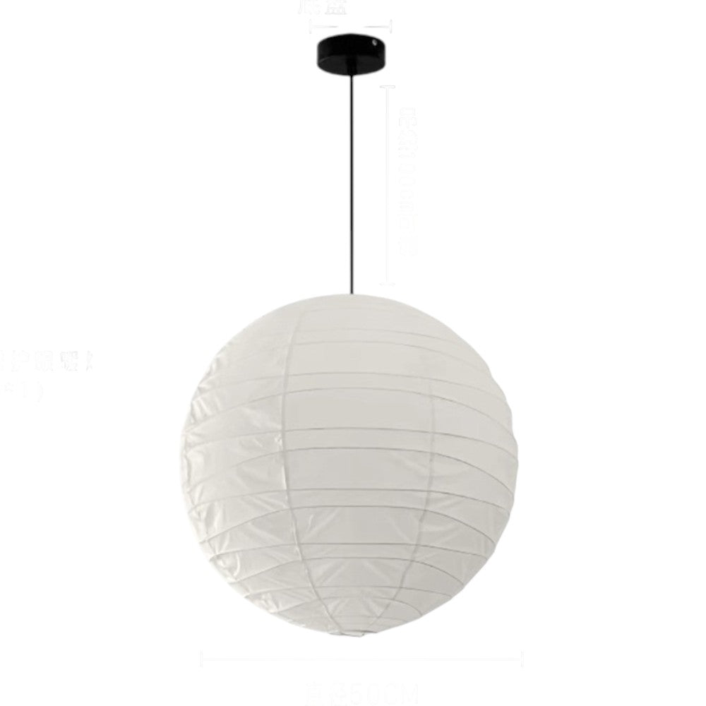 Akari hanglamp rijstpapier Ø30 Ø45 Ø55 wit woonkamer slaapkamer Japans design sfeerverlichting | Sansoti