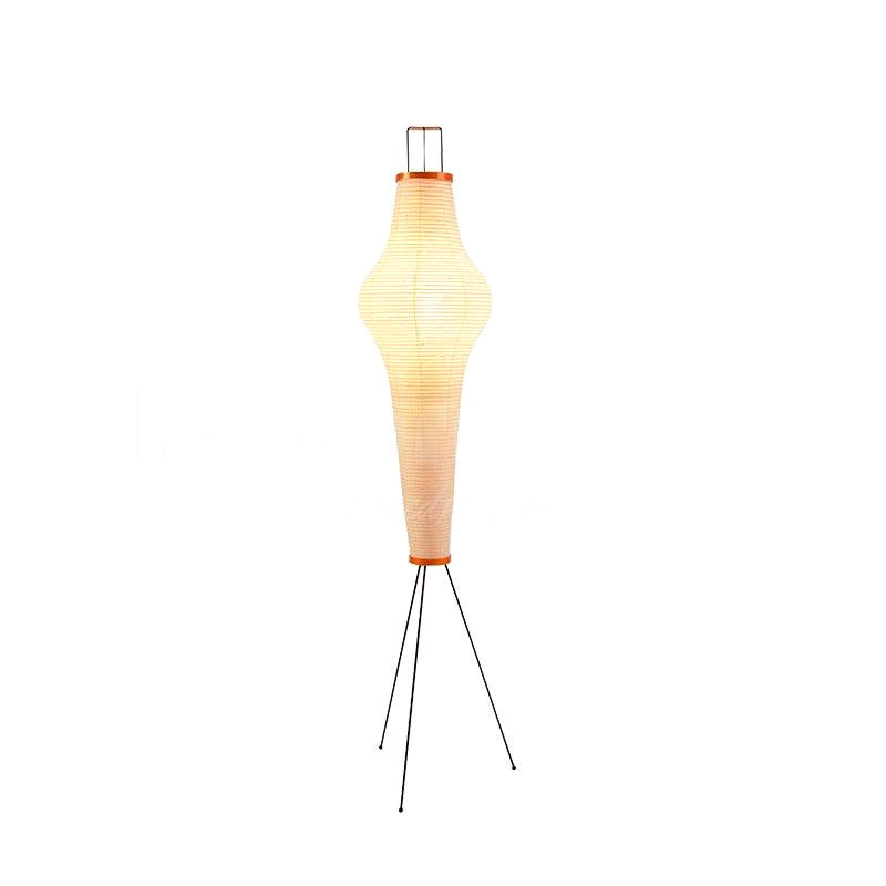 Lampadaire Akari Papier de Mûrier Métal Style Japonais Salon | Restfield