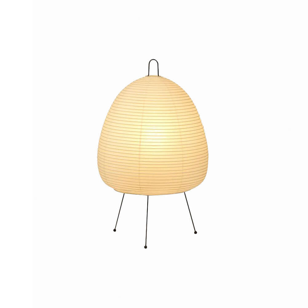 Japanse Lantaarn Tafellamp met Handgemaakt Moerbeipapier Scherm – 8 Maten – E26 Fitting – Plug & Play met 150 cm Snoer – Inspiratie 1951 Akari Lantaarns | Sansoti