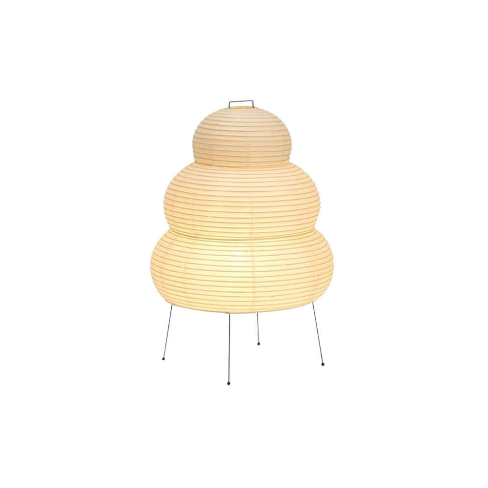 Japanse Lantaarn Tafellamp met Handgemaakt Moerbeipapier Scherm – 8 Maten – E26 Fitting – Plug & Play met 150 cm Snoer – Inspiratie 1951 Akari Lantaarns | Sansoti