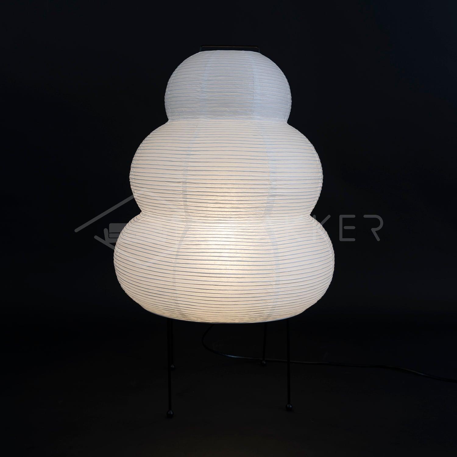 Japanse Lantaarn Tafellamp met Handgemaakt Moerbeipapier Scherm – 8 Maten – E26 Fitting – Plug & Play met 150 cm Snoer – Inspiratie 1951 Akari Lantaarns | Sansoti