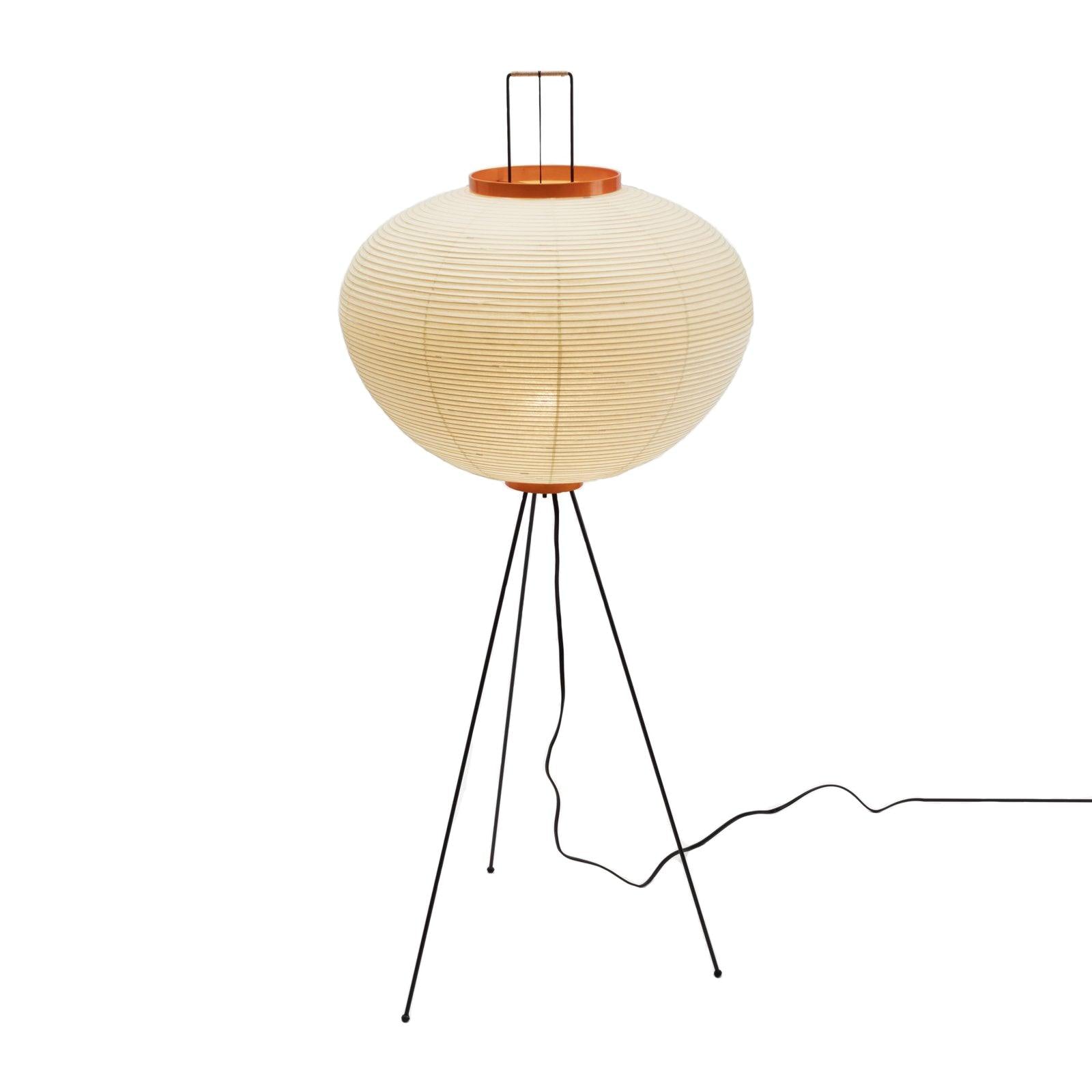 Lampadaire Akari Papier de Mûrier Métal Style Japonais Salon | Restfield