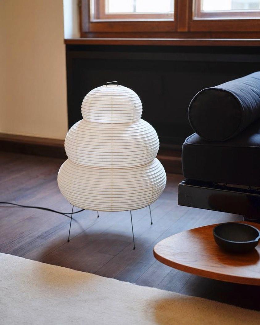 Japanse Lantaarn Tafellamp met Handgemaakt Moerbeipapier Scherm – 8 Maten – E26 Fitting – Plug & Play met 150 cm Snoer – Inspiratie 1951 Akari Lantaarns | Sansoti