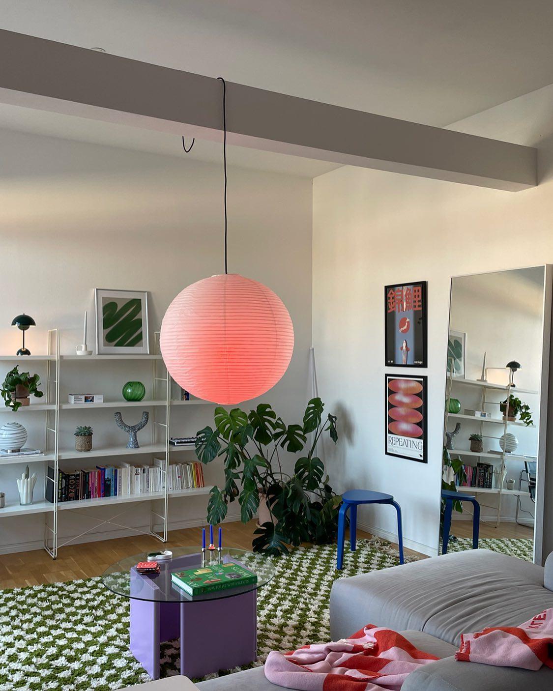 Japans Papieren Bolhanglamp – Handgemaakt Kozo Papier Hanglamp met Stekker – Zwevende Sfeerverlichting voor Woonkamer, Slaapkamer en Eetkamer – 10 Maten Verkrijgbaar | Sansoti
