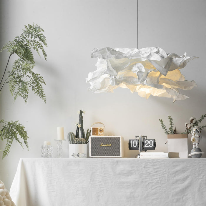 Hanglamp Wolk Papier LED 18W Nordic Japandi Ø43 Ø62 Ø85 | Sansoti