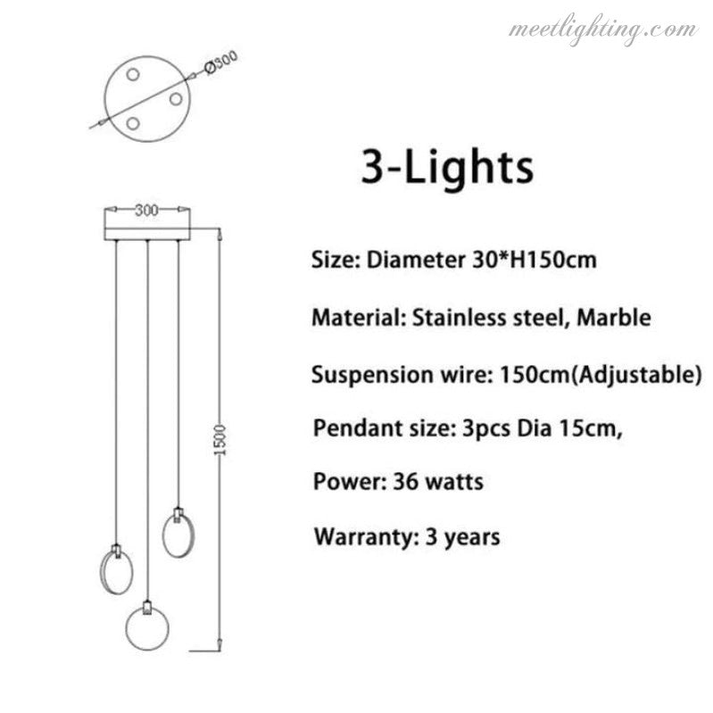 Lustre pour cage d’escalier en albâtre et laiton Haut plafond Puits de lumière Suspension Plusieurs points lumineux Luxe | Sansoti
