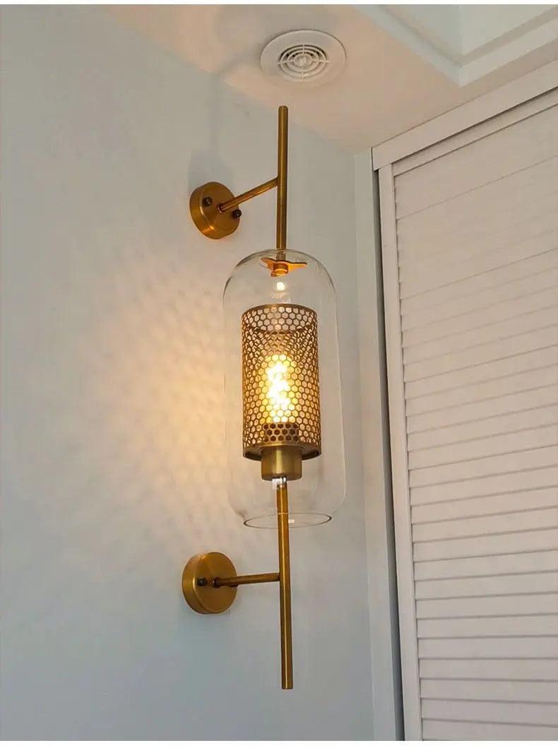 Moderne Glazen Wandlamp – Stijlvolle Verlichting met Klassieke Uitstraling | Sansoti