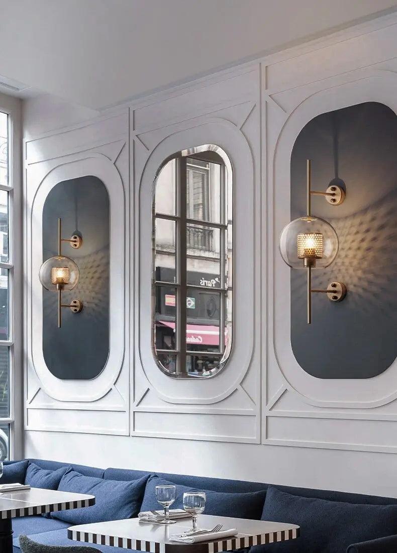 Moderne Glazen Wandlamp – Stijlvolle Verlichting met Klassieke Uitstraling | Sansoti