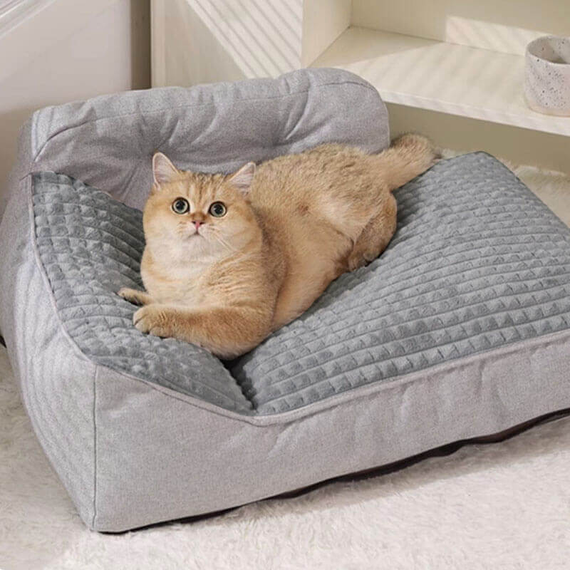 Pluche Huisdierkussen Extra Dik Wasbaar voor Hond en Kat Comfortabel Warm Zacht Vier Seizoenen Slaapplaats | Sansoti