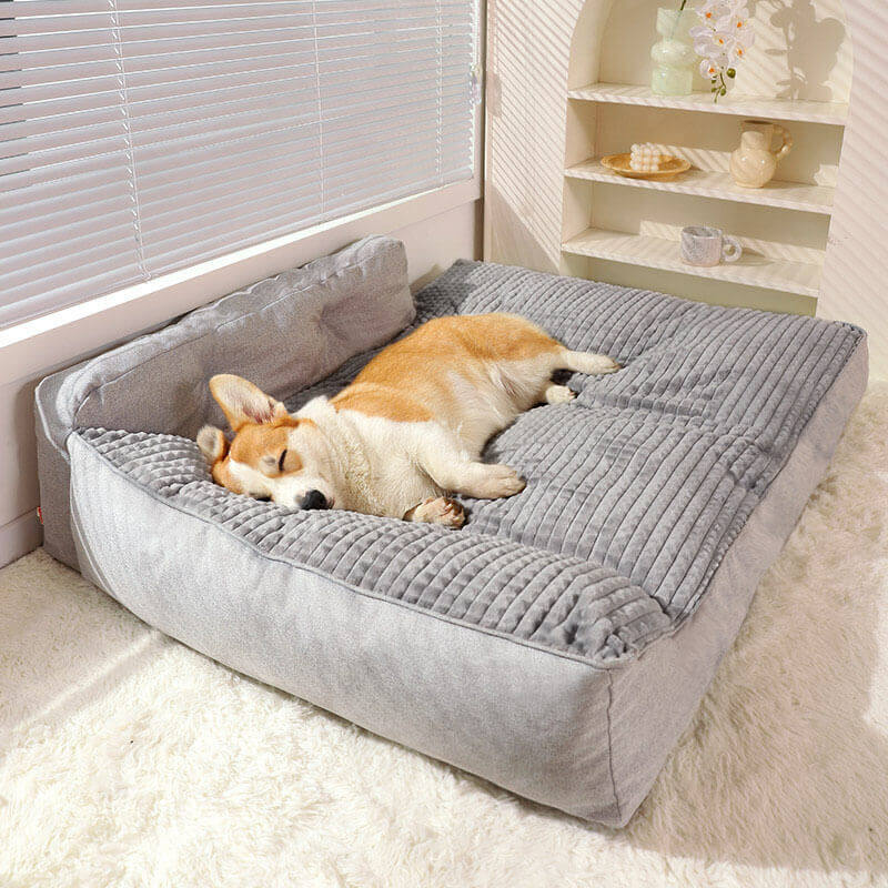 Pluche Huisdierkussen Extra Dik Wasbaar voor Hond en Kat Comfortabel Warm Zacht Vier Seizoenen Slaapplaats | Sansoti