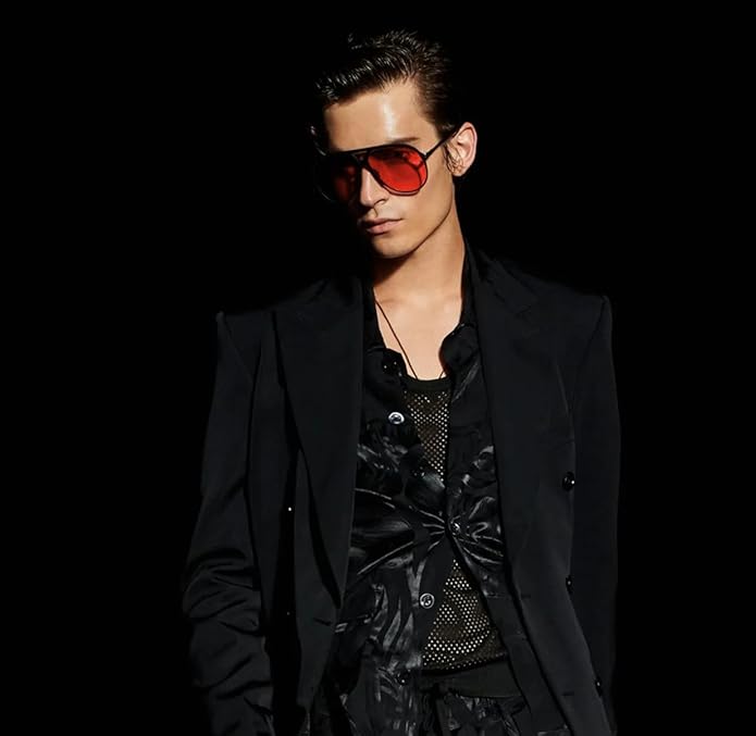 Oversized Vierkante Pilotenbril met UV400 Bescherming Unisex Zonnebril Lichtgewicht Montuur Retro Eyewear | Sansoti
