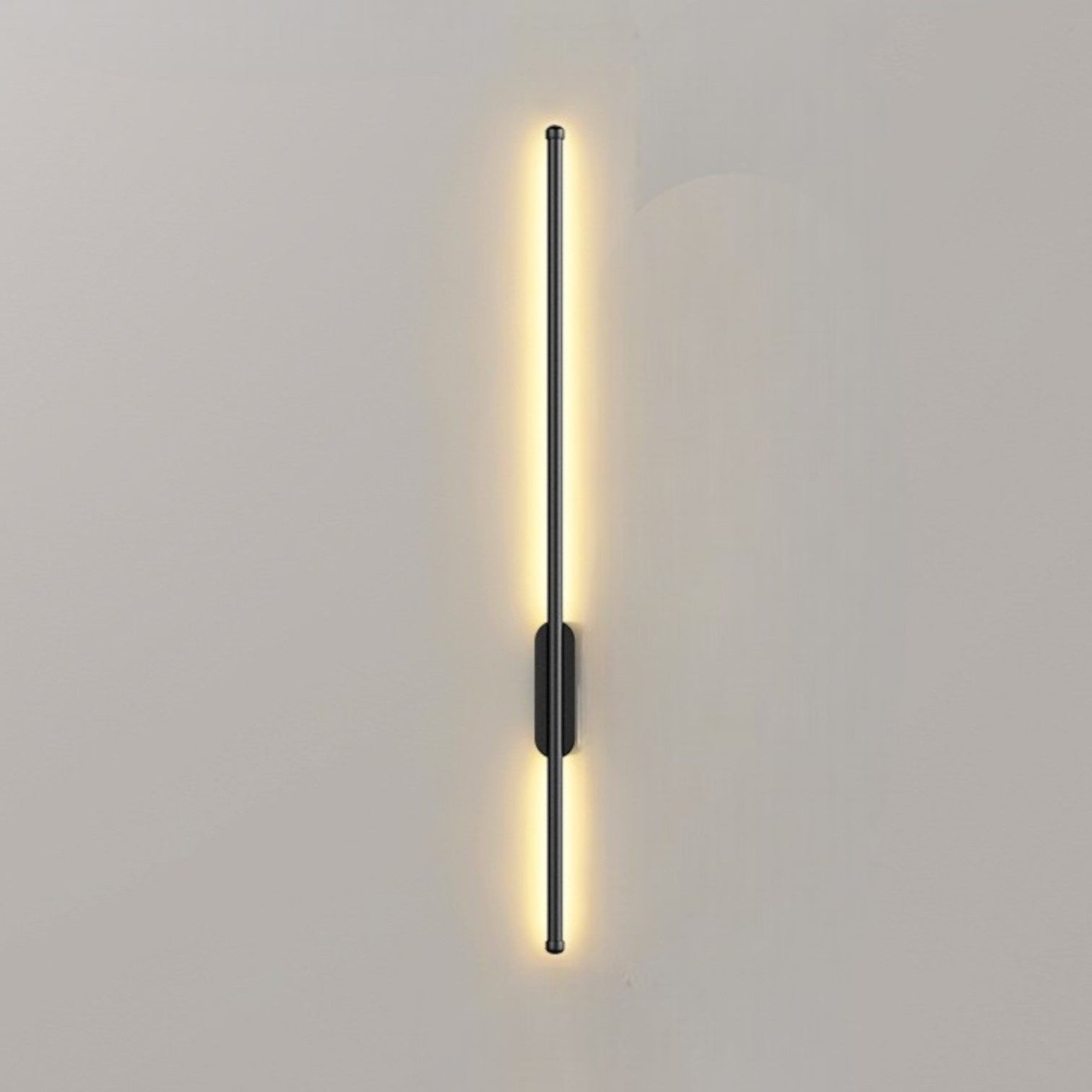 LED wandlamp aluminium 3000K zwart goud wandverlichting modern interieur gang woonkamer slaapkamer design verlichting | Sansoti