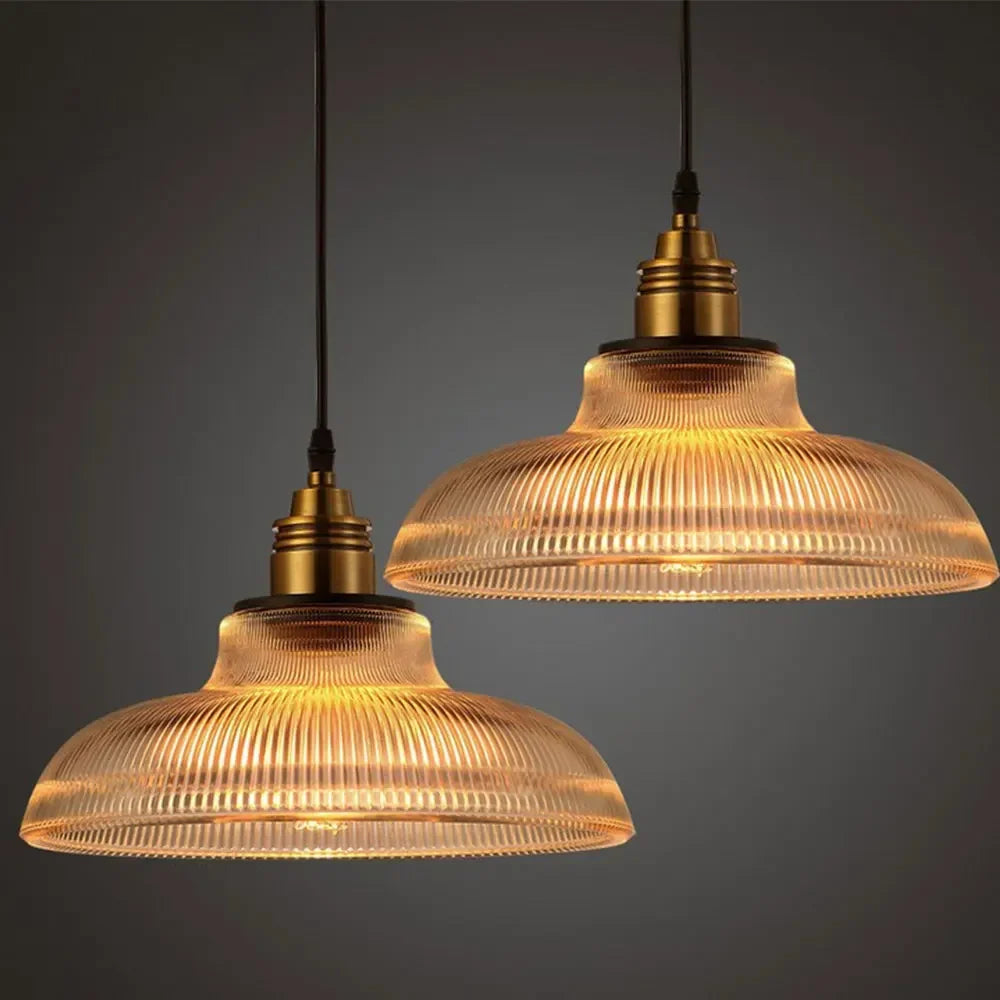 Glazen Hanglamp Metaal Warm Licht Eetkamer Woonkamer Slaapkamer Restaurant Moderne Sfeerverlichting Design | Sansoti