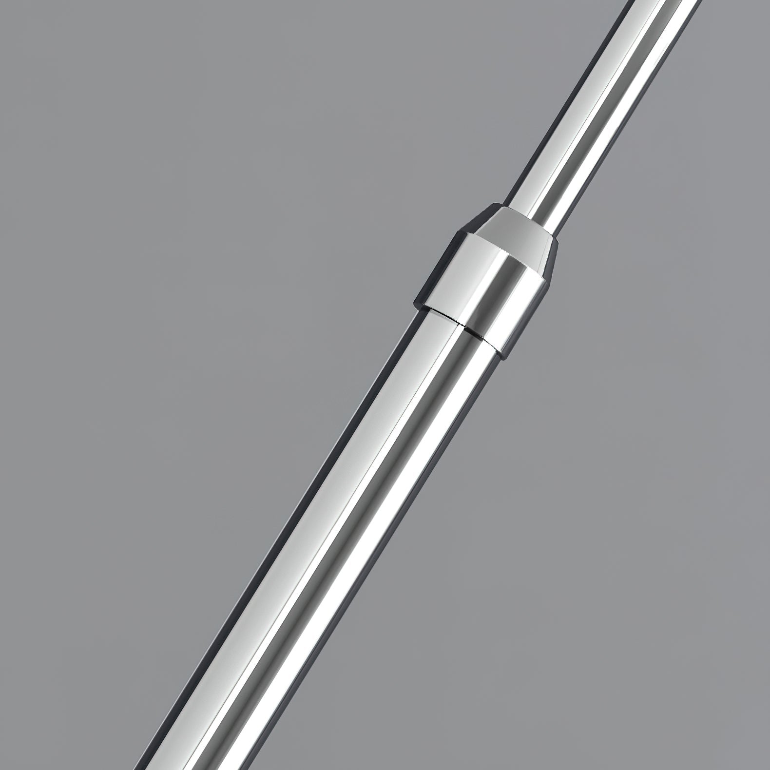 Verstelbare Vloerlamp Metaal Zwart Chroom Wit Telescopische Arm Leeslamp Modern Design | Sansoti