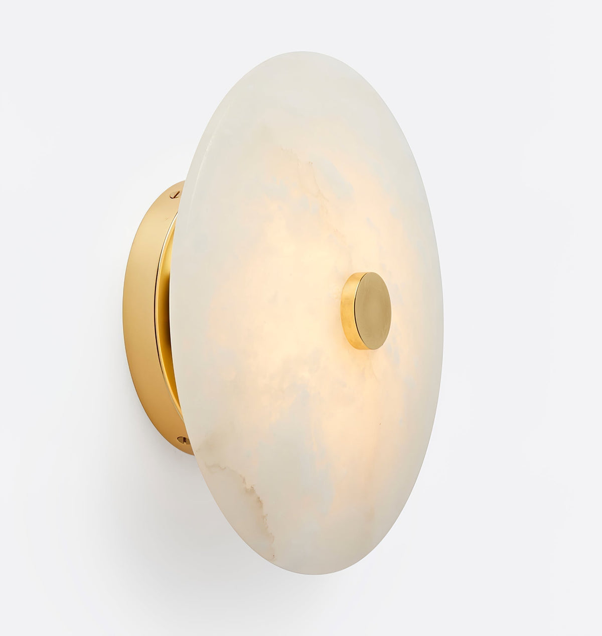 Alabaster-Deckenleuchte Messing & Schwarz LED Einbau-Wand- und Deckenbeleuchtung Modernes Design Rund Schlafzimmer | Sansoti