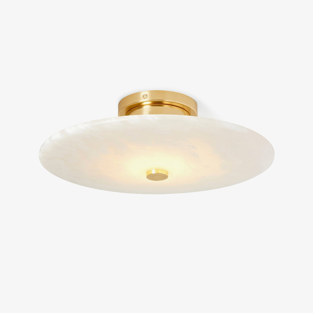 Alabaster-Deckenleuchte Messing & Schwarz LED Einbau-Wand- und Deckenbeleuchtung Modernes Design Rund Schlafzimmer | Sansoti