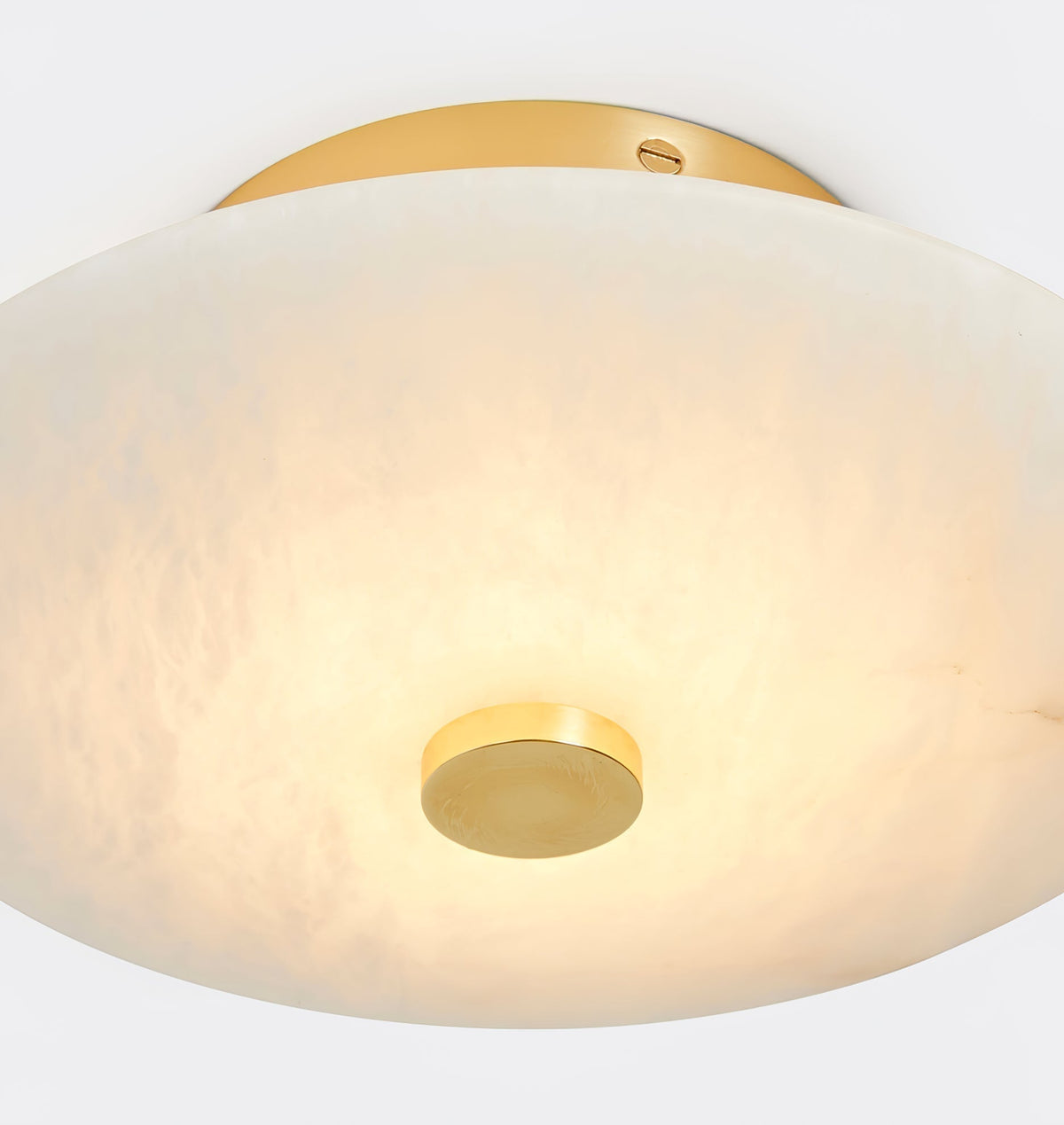 Alabaster-Deckenleuchte Messing & Schwarz LED Einbau-Wand- und Deckenbeleuchtung Modernes Design Rund Schlafzimmer | Sansoti
