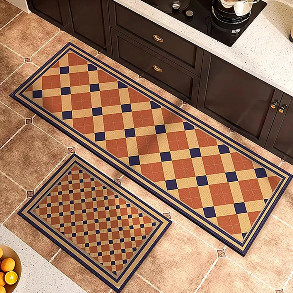 Antislip Keukenloper Polyester Wasbaar Comfort en Veiligheid in Diverse Maten en Patronen voor Keuken Gang Werkruimte Modern Interieur Design | Sansoti