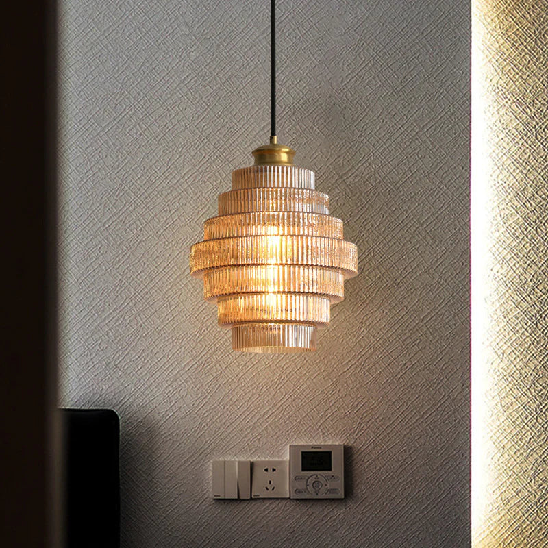 Glazen Hanglamp met Metalen Flessendesign E27 Fitting Diameter 22cm voor Keuken Eetkamer Woonkamer Verlichting | Sansoti