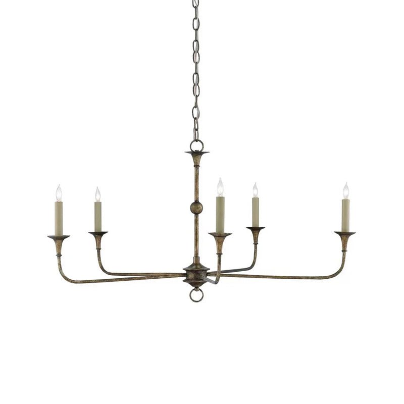 Lampe Bougie Lustre Laiton Métal Or Noir Blanc Nickel Salon Salle à Manger 5 6 Bras Suspension Vintage Lustre Bougies | Restfield