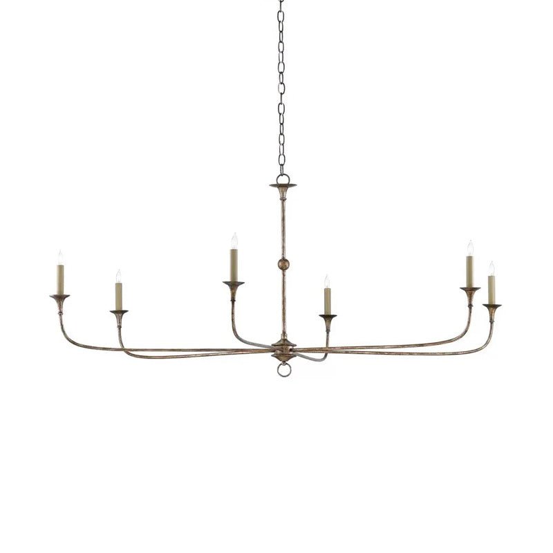Lampe Bougie Lustre Laiton Métal Or Noir Blanc Nickel Salon Salle à Manger 5 6 Bras Suspension Vintage Lustre Bougies | Restfield