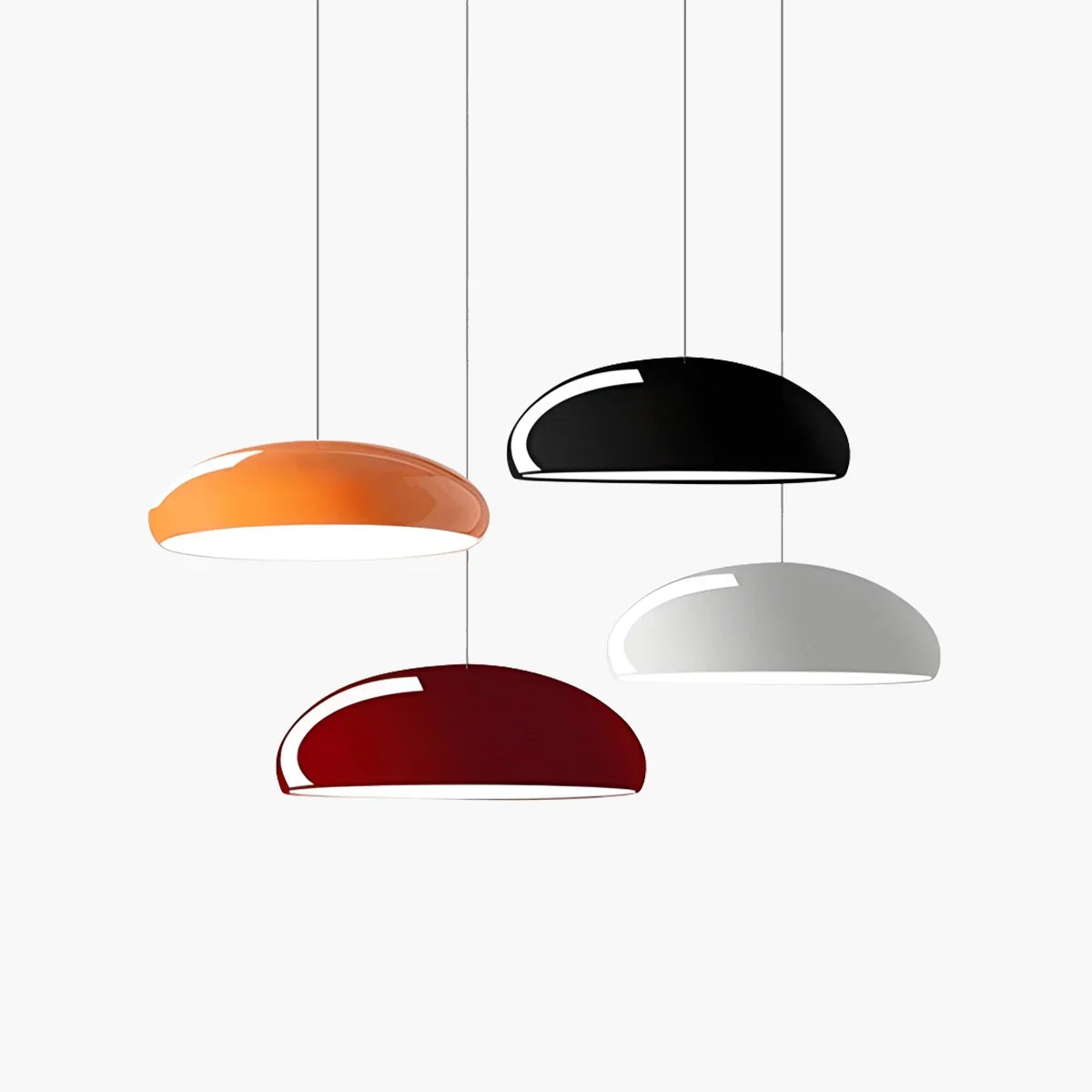 Hanglamp Metaal Acryl E26 Zwart Eettafel Kookeiland Design plafondlamp moderne pendellamp woonkamer keuken | Sansoti