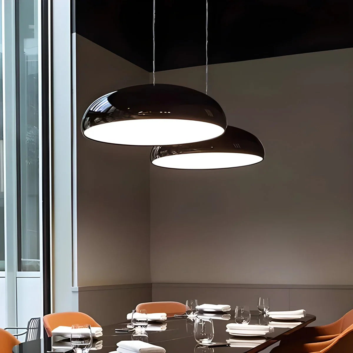 Hanglamp Metaal Acryl E26 Zwart Eettafel Kookeiland Design plafondlamp moderne pendellamp woonkamer keuken | Sansoti
